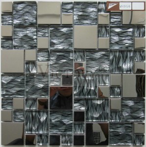 Shower Tile Mosaic –  Metal Mosaic Tiles Stainless Steel Mosaic Metal Mosaic Wall Art – VICTORY MOSAIC