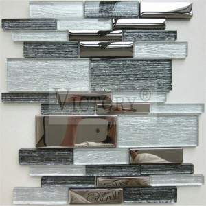 China Victory Glass Mosaic Tile Art Stained Glass Mosaic Mosaic Décor Blue Mosaic Bathroom Tiles
