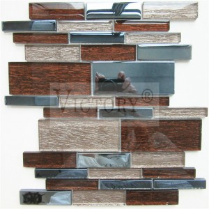 China Victory Glass Mosaic Tile Art Stained Glass Mosaic Mosaic Décor Blue Mosaic Bathroom Tiles