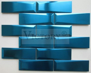 Factory New Design of Stainless Steel Mosaic Strip Shape Metal Decoration Mosaic Tile Made by Stainless Steel