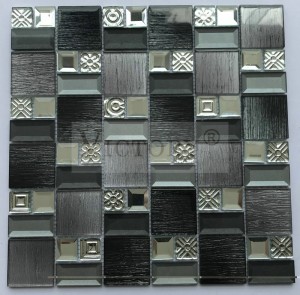 Square Mosaic Tiles Metal Mosaic Tiles Crystal Mosaic Mosaic Kitchen Tiles