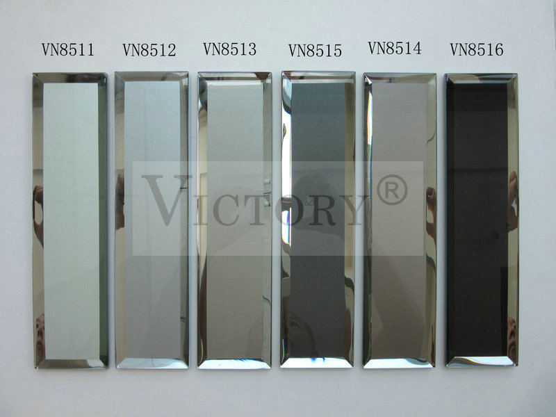 Misty Fjord Linear Glass Mosaic –  Mosaic Mirror Wall Décor Edged Well-Designed Electroplating Mosaic Wall Tiles Mosaic Subway Tile Rectangle Mosaic Tiles – VICTORY MOSAIC