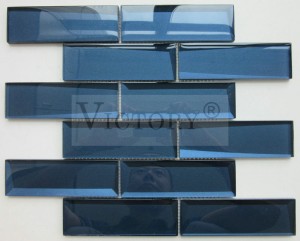 Mosaic Tile For Sale –  Foshan Factory Hot Sale Backsplash Subway Glass Mosaic Hot Sale Pure Color Crystal Glass Mosaic Tile – VICTORY MOSAIC