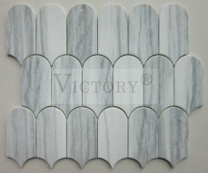 Glass Mosaic Tile Backsplash 12×12 Matt Recycled Glass Mosaic Irregular Interior Wall Decorative Mosaic Tiles