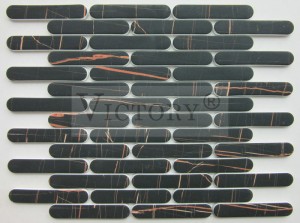 Glass Mosaic Shower Tile Wholesale Recycled Glass Mosaic Tile Crystal Glass Mosaic Bathroom Wall Decorative Tiles for Indoor and Outdoor