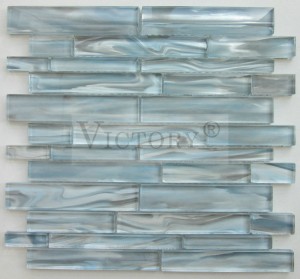 Colorful Shine Crystal Glass Mosaic New Style Fabric Texture Design Glass Mosaic for Modern Wall Decoration
