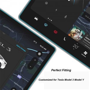 Tesla Model 3 Model Y 15″ Touchscreen Anti-Glare Anti-Fingerprint Screen Protector