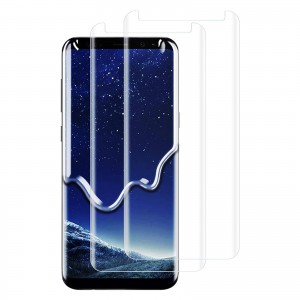 Screen Protector For Samsung Galaxy S9 5.8-inch 9H Hardness HD Clear Full Edge 3D Curved No Bubble UV Liquid Tempered Glass