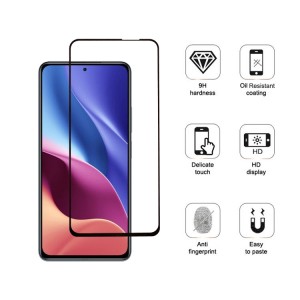 Chinese Professional Blue Light Skin Protector -
 3D Resin Carving Silk Screen Print Full Glue Tempered Glass Screen Protector for Xiaomi Redmi K40 – Moshi