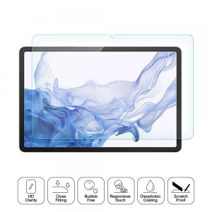 2022 Latest Design Glue For Screen Protector -
 9 Hardness 2.5D Edge Ultra Clear Anti-Scratch Full-Coverage for Samsung Galaxy Tab S8 11inch Tempered Glass Screen Protector – Moshi