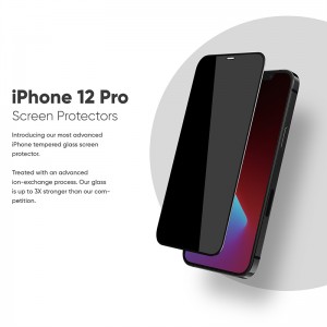 Special Price for China Privacy Screen Protector Compatible for iPhone 12 PRO Max 5g 6.7 Inch Tempered Glass High Clear