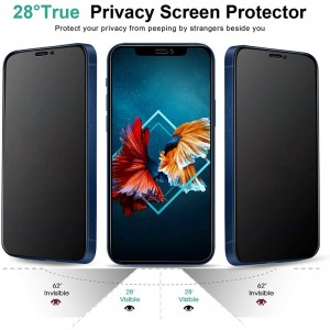 Special Price for China Privacy Screen Protector Compatible for iPhone 12 PRO Max 5g 6.7 Inch Tempered Glass High Clear