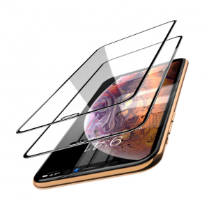 iPhone 11 Pro Max HD transparent screen protective film, anti-fingerprint, 9H hardness anti-scratch wear