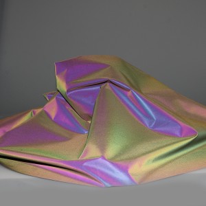 MHR-8410 Rainbow Polyester Reflective Fabric