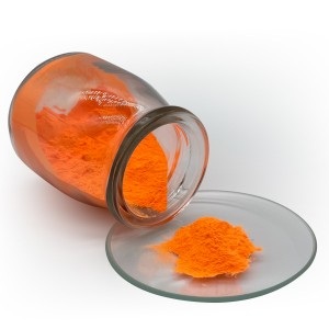 MTO – Orangefarbenes photolumineszierendes Pigment auf Aluminatbasis