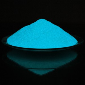 MHSB - небесно-голубой фотолюминесцентный пигмент на основе алюмината