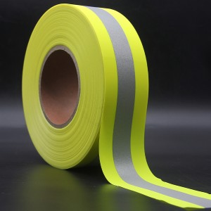 MHR-5743 Fluorescent Yellow FR Reflective Tape