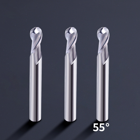 Wholesale 10 Degree Tapered End Mill - HRC55 Aluminium Work piece carbide ball nose router bit – MSK