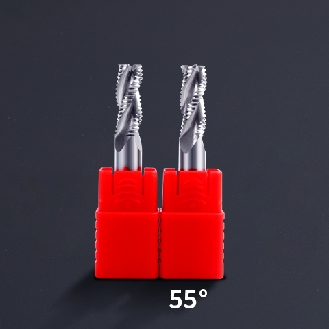 China Factory for Solid Carbide Tapered Ball Nose End Mill - HRC55 No Coating Carbide 3 Flutes Roughing End Mills – MSK