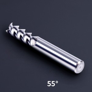 HRC55 Wholesale Free Sample 3 Flute End Mill 3mm Single Blade CNC Tools