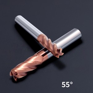 Manufacturer of Ball Nose End Mill Radius - HRC55 4 Flute Corner Rounding End Mill – MSK