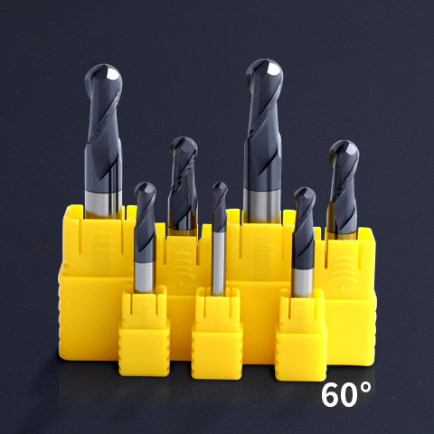 Factory For Round End Mill Bits - HRC60 CNC Tools carbide ball nose router bit – MSK