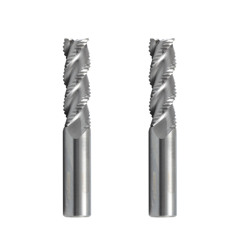 HRC55 Flutes Roughing End Mill For Aluminum/Steel