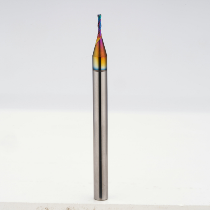 Factory Promotional Micro End Mills - Aluminium Colorful 2 Blades Carbide CNC Tools End Mill – MSK