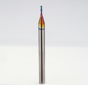 Aliuminio spalvinga 2 peilių karbido CNC įrankių galinė freza