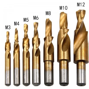 Hot Sale HSS M2 M35 Step Drill Bit for Thick Metal