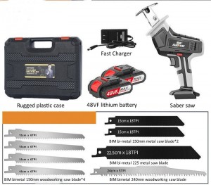 Industrial Rechargeable Brushless litium-ion Reciprocating Saber Saw