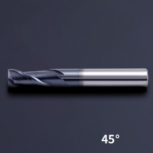 HRC45 2-flute End Milling Machine Steel Milling Bits