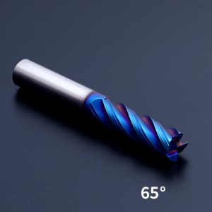 Sunan samfur: hrc65 4 Flutes Carbide 4mm ƙarshen niƙa 2 Blades Flat End Milling