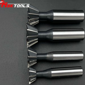 NIJE Tool Metalworking End Mill HSS Dovetail Milling Cutter