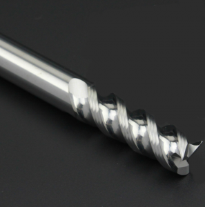 Tungsten steel carbide U-slot អាលុយមីញ៉ូយ៉ាន់ស្ព័រ 3-blade រោងម៉ាស៊ីនចុង CNC