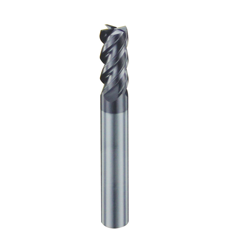Cheap price End Mill Speed - HRC45 Carbide 4 Flutes Black Coating End Mills – MSK