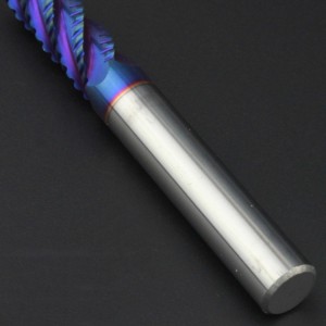 HRC 62 Blue Nano-Coated rough milling cutter Roughing end mill