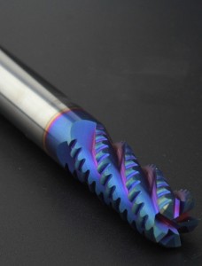 I-HRC 62 Blue Nano-Coated rough milling cutter I-roughing end mill