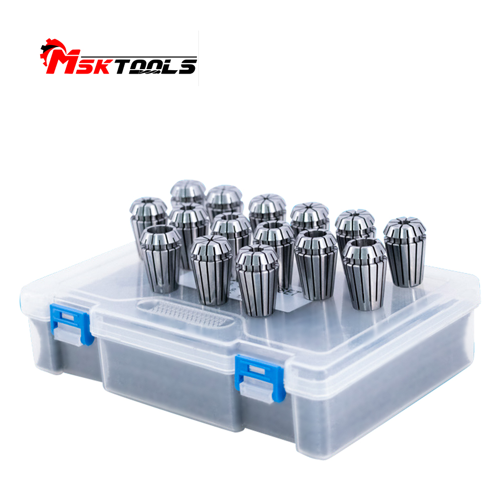 High Precision 65Mn ER16 15PCS Set Sealed Collet For Milling Cutters Featured Image