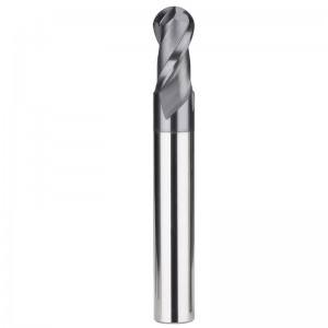 May diskwentong presyo China 2 Flutes HRC45 Solid Carbide Ball Nose End Mill Diamond Milling Cutter