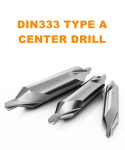 DIN333 HSS సెంటర్ డ్రిల్ బిట్స్ 1mm-6.3mm