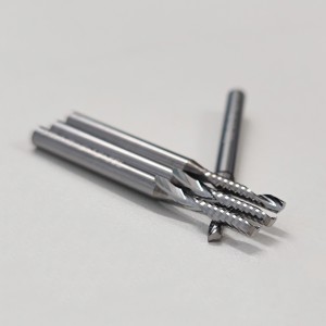CNC Metal Milling Ithuluzi Single Flute Spiral Cutter