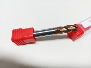 4 Ffliwt HRC55 Melin Pen Fflat Dur Carbide