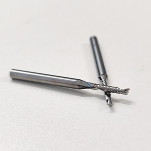 CNC մետաղական ֆրեզերային գործիք Single Flute Spiral Cutter