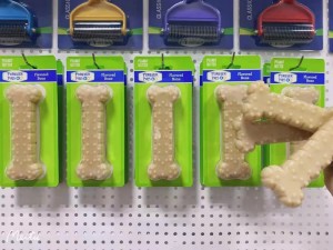Hot Sale Peanut Scent Bone Shape Dog Chew Toys Interactive Molars Dog Toys Pet Chew Toy
