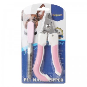 Professional Stainless Steel Cat and Dog Nail Trimmer Pet Grooming Kit