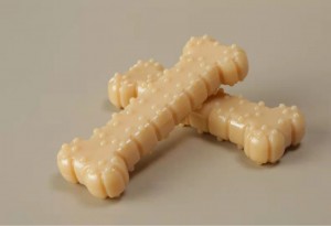 Hot Sale Peanut Scent Bone Shape Dog Chew Toys Interactive Molars Dog Toys Pet Chew Toy