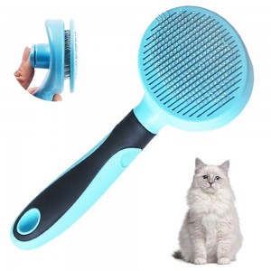Customized Durable ABS Pet Hair Remover Brush Cat Grooming Tools