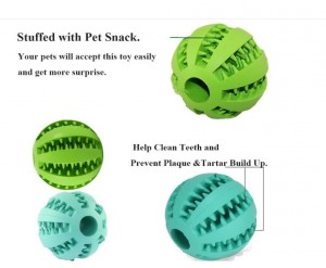 Hot Selling Nontoxic Durable Dog Teething Toys Balls