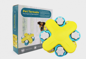 Brinquedo de comida para vazamento de animais de estimação com quebra-cabeça personalizado por atacado